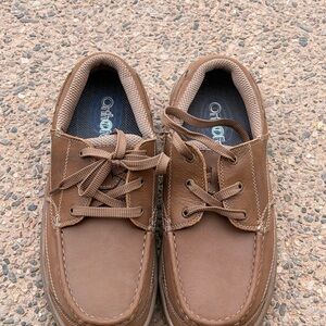 Ortiz & Fox Men’s Tan Leather Boat Shoes